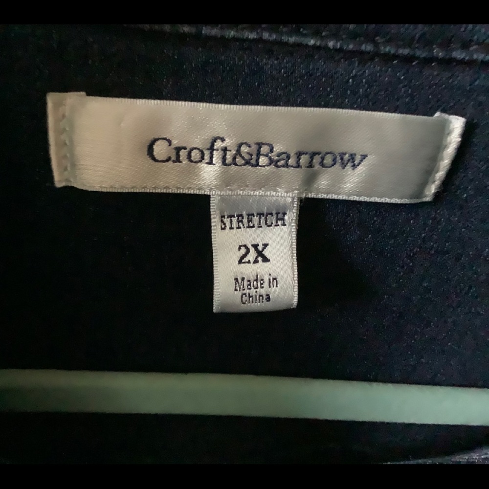 Croft & Barrow Denim Jacket  2X Stretch - Picture 3 of 4